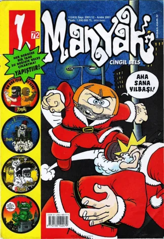 L-Manyak Sayı 072 kitap kapağı