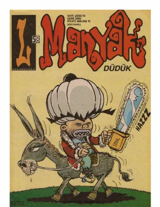 L-Manyak Sayı 058 kitap kapağı