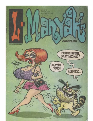 L-Manyak Sayı 048 kitap kapağı