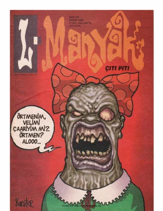L-Manyak Sayı 047 kitap kapağı