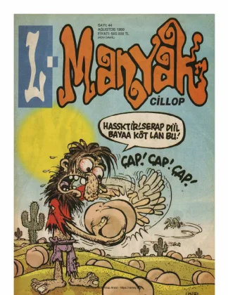 L-Manyak Sayı 044 kitap kapağı