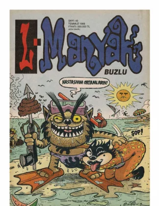L-Manyak Sayı 043 kitap kapağı