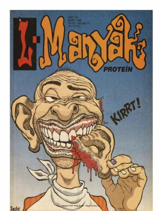 L-Manyak Sayı 039 kitap kapağı