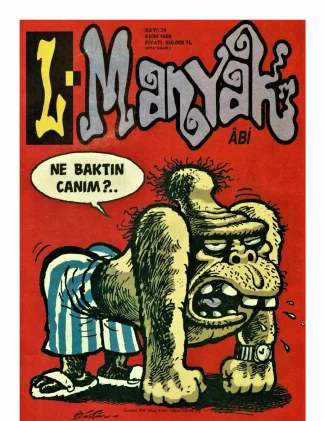L-Manyak Sayı 034 kitap kapağı