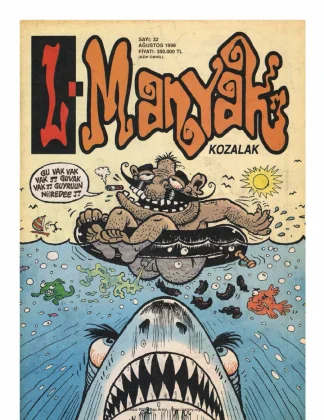 L-Manyak Sayı 032 kitap kapağı