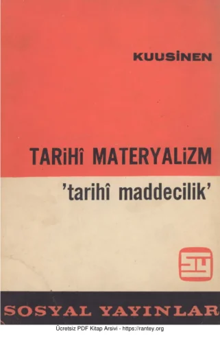 Materyalizm Sosyal Yayınları kitap kapağı
