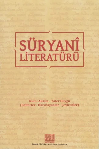 Zafer Duygu Süryani Literatürü MAÜ Yayınları