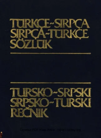 Türkçe Sırpça Sırpça Türkçe Sözlük Tekin Yayınevi