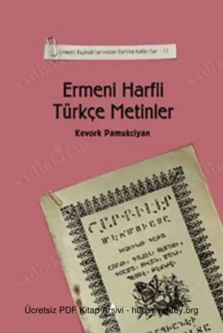 Ermeni Kaynaklarından Tarihe Katkılar 2 Ermeni Harfli Türkçe Metinler Aras Yayınları kitap kapağı