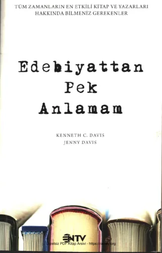 Jenny Davis Edebiyattan Pek Anlamam kitap kapağı