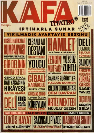 Kafa Özel Sayı 2021 - 2 Tiyatro kitap kapağı