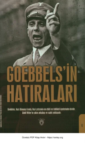 Goebbelsin Hatıraları Dorlion Yayınları kitap kapağı