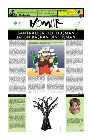 Homur 85 nükleer kitap kapağı
