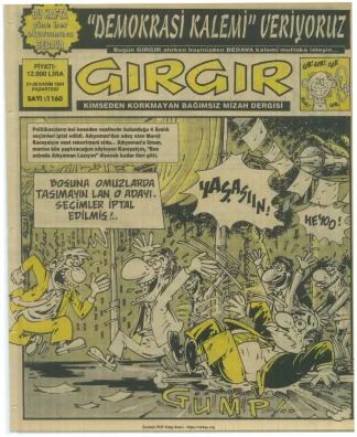 GırGır 1994 Sayı 1160