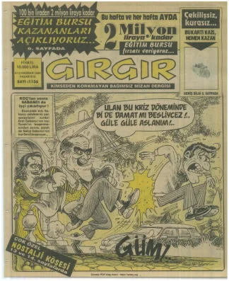 GırGır 1994 Sayı 1136 kitap kapağı