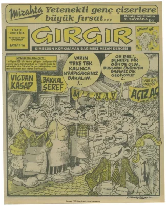 GırGır 1994 Sayı 1116