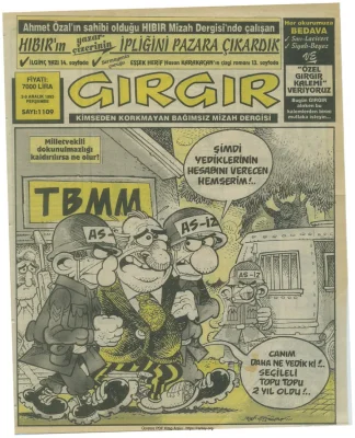 GırGır 1993 Sayı 1109 kitap kapağı