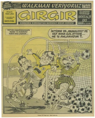GırGır 1993 Sayı 1106