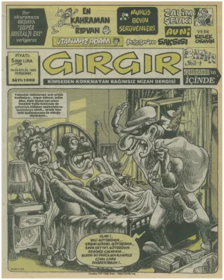 GırGır 1993 Sayı 1098 kitap kapağı