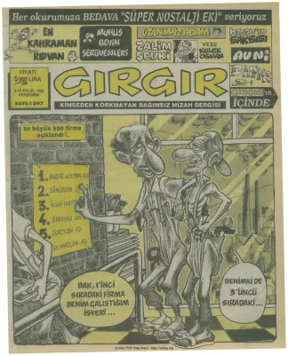 GırGır 1993 Sayı 1097