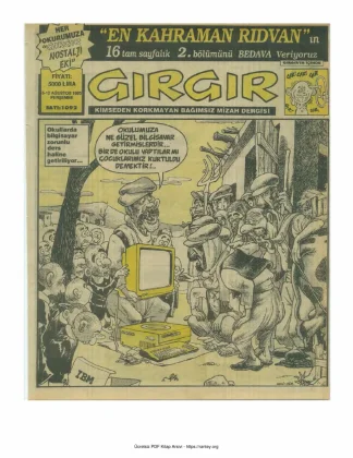 GırGır 1993 Sayı 1092