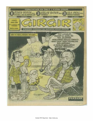 GırGır 1993 Sayı 1084 kitap kapağı