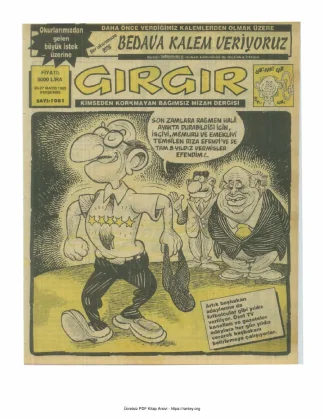 GırGır 1993 Sayı 1081 kitap kapağı