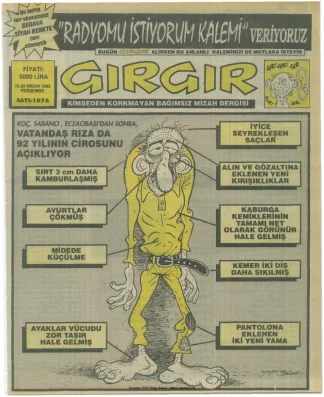GırGır 1993 Sayı 1076