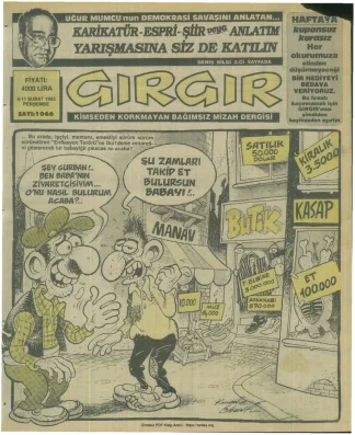 GırGır 1993 Sayı 1066 kitap kapağı