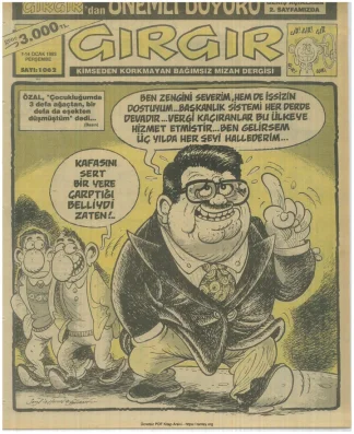 GırGır 1993 Sayı 1062 kitap kapağı