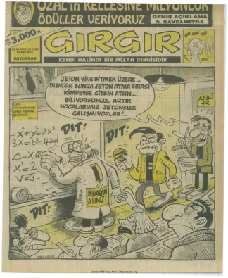 GırGır 1992 Sayı 1060