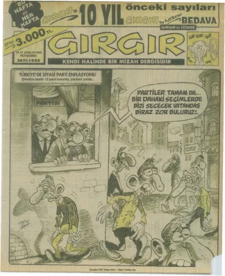 GırGır 1992 Sayı 1058