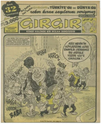 GırGır 1992 Sayı 1057