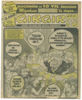 GırGır 1992 Sayı 1056