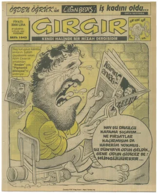 GırGır 1992 Sayı 1043 kitap kapağı