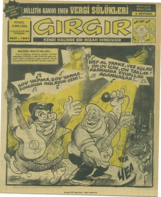 GırGır 1992 Sayı 1041 kitap kapağı