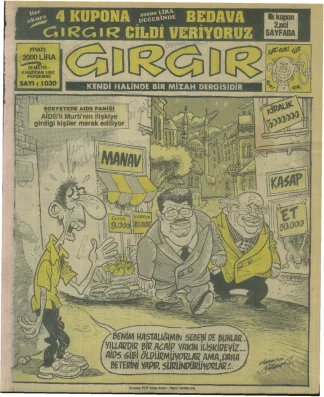 GırGır 1992 Sayı 1030 kitap kapağı