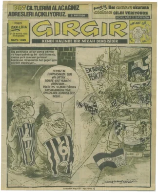 GırGır 1992 Sayı 1029 kitap kapağı