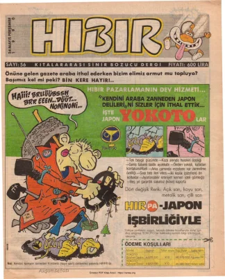 HıBıR Sayı 056 kitap kapağı