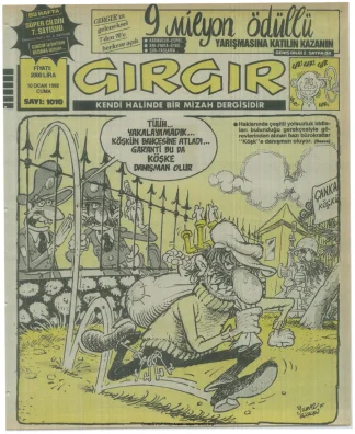 GırGır 1992 Sayı 1010 kitap kapağı