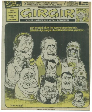 GırGır 1991 Sayı 998 kitap kapağı