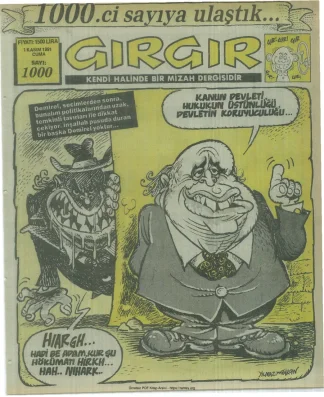 GırGır 1991 Sayı 1000 kitap kapağı