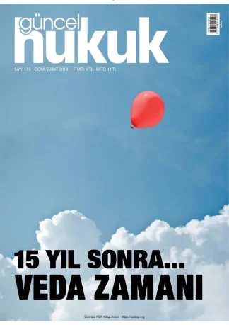 Güncel Hukuk Sayı 175 - Ocak Şubat 2019 kitap kapağı