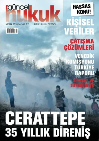 Güncel Hukuk Sayı 148 - Nisan 2016