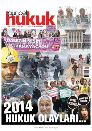 Güncel Hukuk Sayı 133 - Ocak 2015