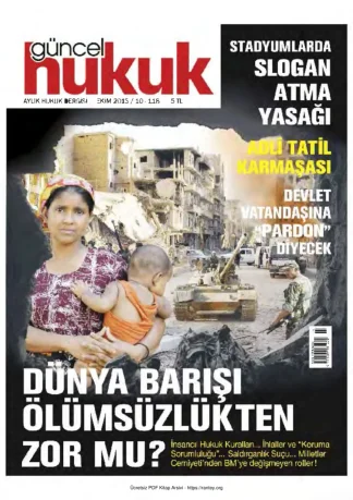 Güncel Hukuk Sayı 118 - Ekim 2013