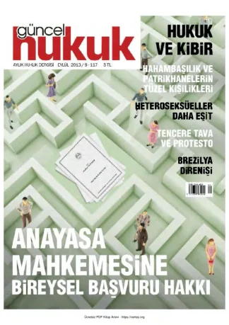 Güncel Hukuk Sayı 117 - Eylül 2013
