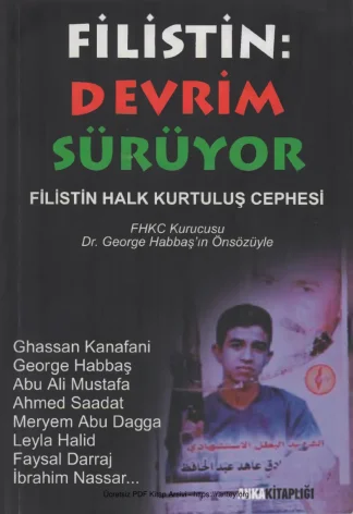 Filistin Devrim Sürüyor Anka Yayınları kitap kapağı