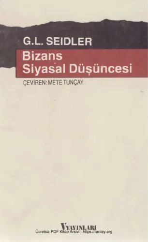 Bizans Siyasal Düşüncesi V Yayınları