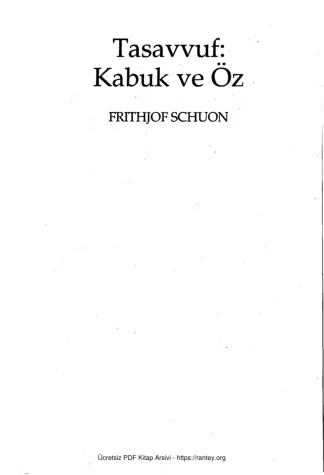 Tasavvuf Kabuk ve Öz